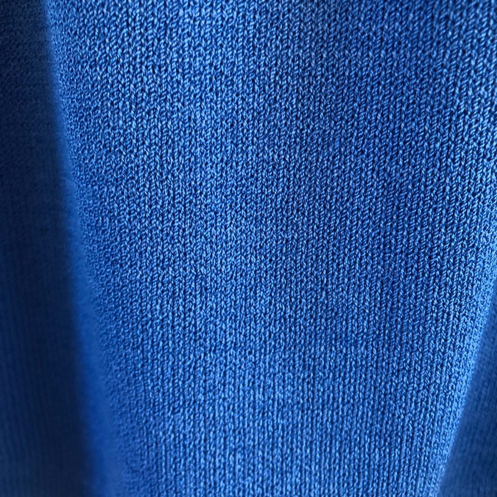 St. John Knit Blue Pencil Skirt Evening Collection Size 2 - Picture 5 of 9